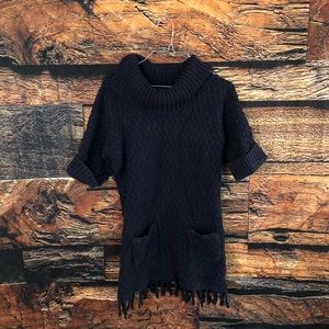 🚨 Boho Fringe Navy Tunic 🚨